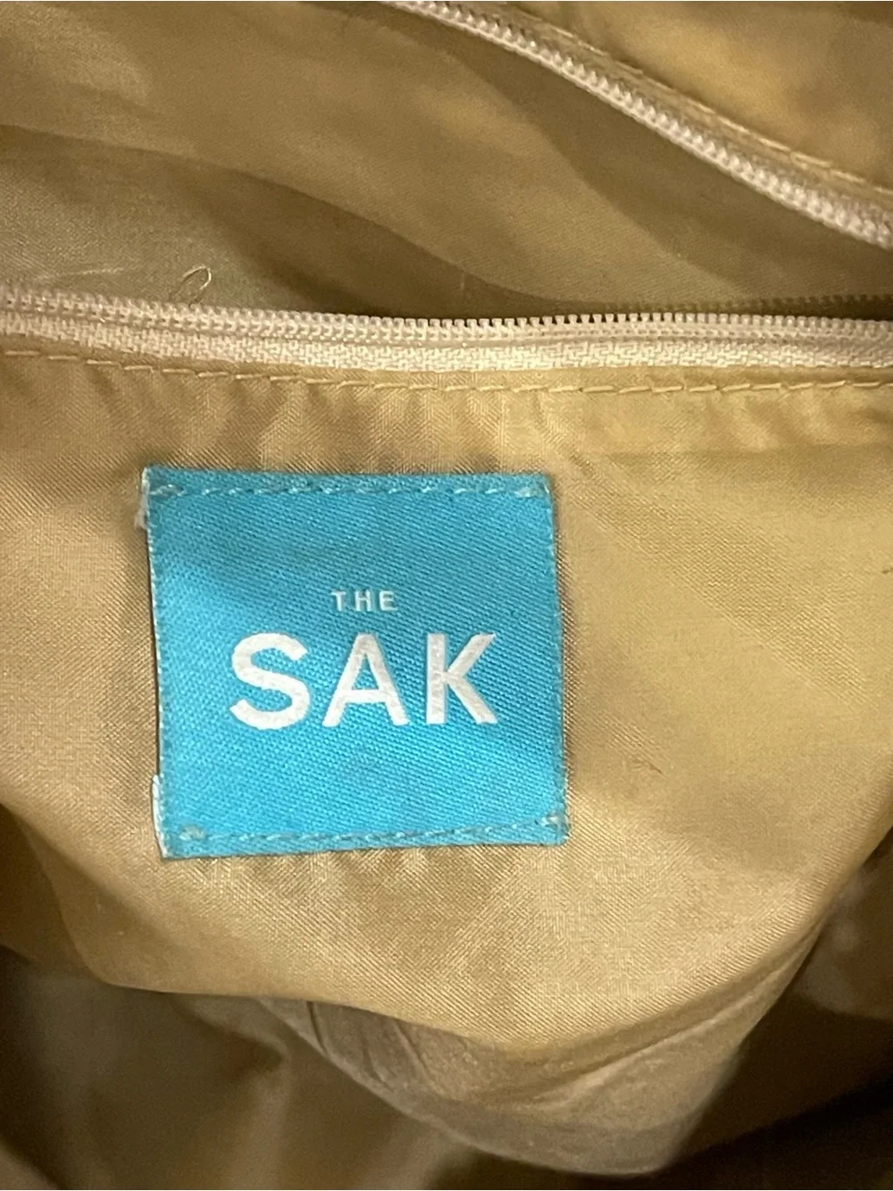 The Sak Natural Crochet Shoulder Bag in Beige